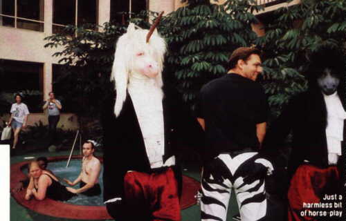 Just a harmless bit of horse play